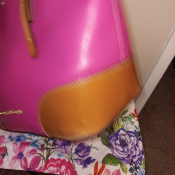 Dooney bourke leather  Dover tote  pink - Picture 7 of 12